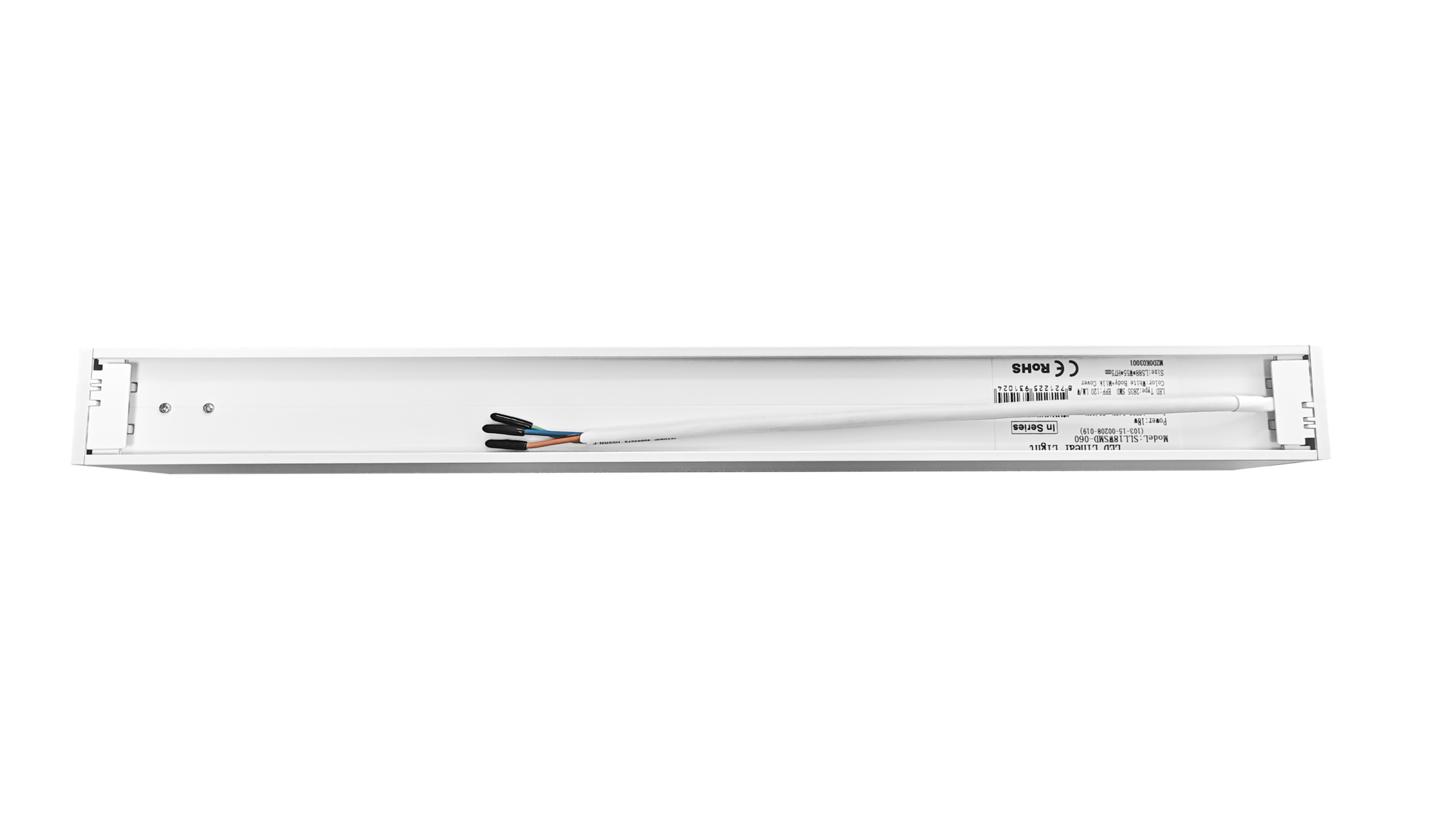 Led Linear Lamp 150cm, 48w, 5280 Lumen (110lm/w), Witkleurige behuizing, Koppelbaar, 3 Jaar Garantie, foto 4 van 6
