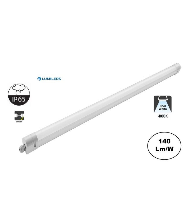 PH Led Tri Proof 120cm, 36w, 5040 Lumen, Philips LED Driver, LumiLEDS, IP65, 3 jaar garantie