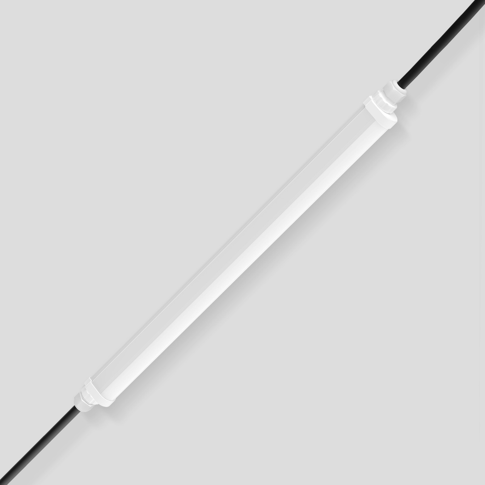 ECO Slim Led Tri Proof 60cm, 18w, 2500 Lumen (140lm/w) , Koppelbaar, IP65, 2 jaar garantie, foto 4 van 6