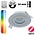 Zigbee3.0 Inbouw LED Spot 5w Flat, 420 Lumen, RGB+CCT (1800K>6500K), Kantelbaar, IP44, Wit Armatuur, Gatmaat 69mm, 2 Jaar Garantie