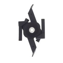 3 Fase Rail 4 Wire Systeemplafondbeslag - Zwart