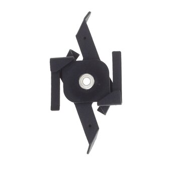 3 Fase Rail 4 Wire Systeemplafondbeslag - Zwart