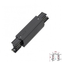 3 Fase Rail 4 Wire MIDDEN-Aansluitblok - Zwart