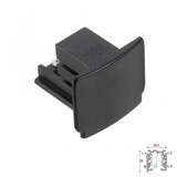 3 Fase Rail 4 Wire Eindstuk - Zwart