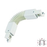 3 Fase Rail 4 Wire FLEX-Koppelstuk - Wit