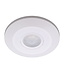 Opbouw Bewegingsmelder Plat, 360 graden, Max. 2000w, Diameter Ø115mm, IP20, 2 Jaar Garantie