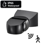 Opbouw Bewegingsmelder Zwart, 180 graden, Max. 1200w, IP65, 2 Jaar Garantie