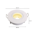 Inbouw Led Spot Armatuur Verdiept Wit, IP65, Kantelbaar, Gatmaat 68mm