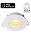 Inbouw Led Spot Armatuur Verdiept Wit, IP65, Kantelbaar, Gatmaat 68mm