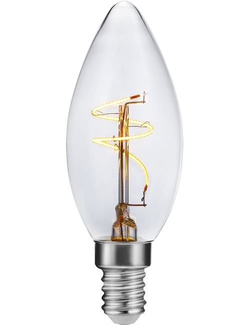 SPL E14 Led Kaarslamp C35 Slim-Flex, 3,2 Watt, 320 Lumen, 2200K Flame, CRI90, Dimbaar, 2 Jaar Garantie, foto 3 van 4