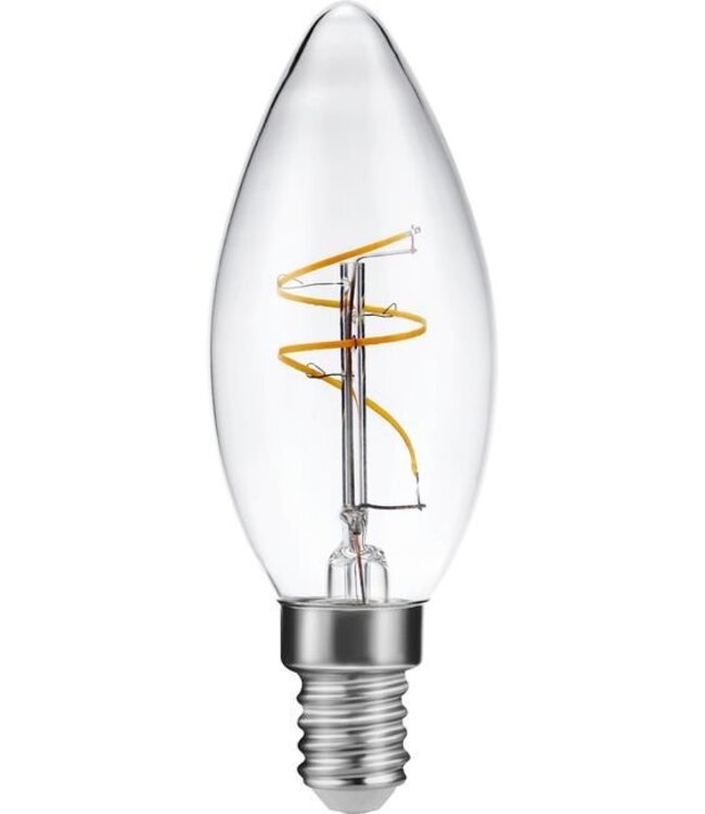 SPL E14 Led Kaarslamp C35 Slim-Flex, 3,2 Watt, 320 Lumen, 2200K Flame, CRI90, Dimbaar, 2 Jaar Garantie