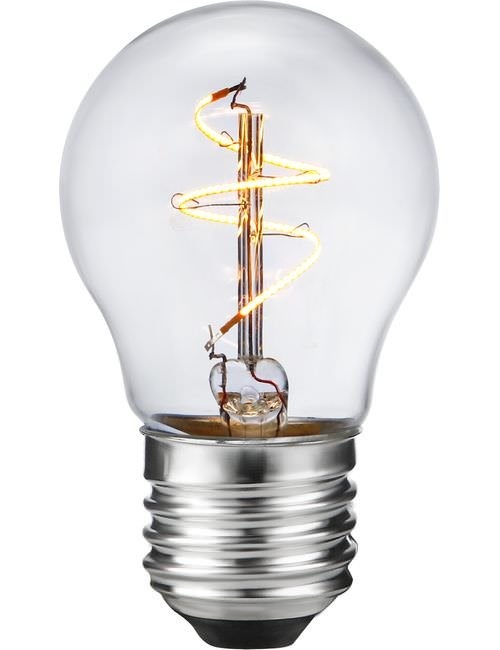 SPL E27 Led Bollamp G45 Slim-Flex, 3,2 Watt, 320 Lumen, 2200K Flame, CRI90, Dimbaar, 2 Jaar Garantie, foto 2 van 3