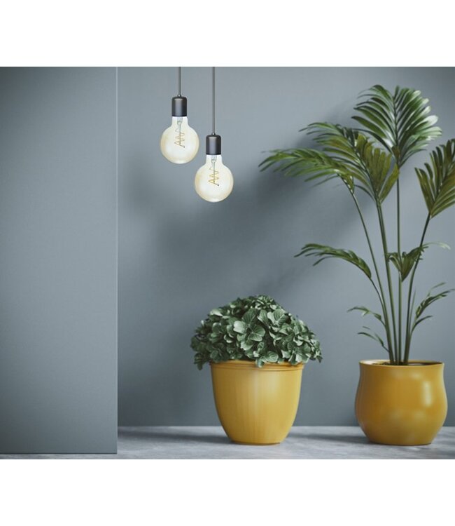 SPL E27 Led Bollamp G80 Slim-Flex, 4,2 Watt, 470 Lumen, 2200K Flame, CRI90, Dimbaar, Goudkleurig Glas, 2 Jaar Garantie