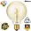 SPL E27 Led Bollamp G95 Slim-Flex, 4,2 Watt, 470 Lumen, 2200K Flame, CRI90, Dimbaar, Goudkleurig Glas, 2 Jaar Garantie