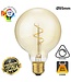 SPL E27 Led Bollamp G95 Slim-Flex, 4,2 Watt, 470 Lumen, 2200K Flame, CRI90, Dimbaar, Goudkleurig Glas, 2 Jaar Garantie