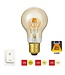 SPL E27 Led Bollamp A60 Slim-Flex, 5 Watt, 460 Lumen, 2200K Flame, 3 Steps-Dim (100%/50%/25%), Goudkleurig Glas, 2 Jaar Garantie