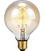 SPL E27 Led Bollamp G95 Fila-Flex, 5 Watt, 460 Lumen, 2200K Flame, 3 Steps-Dim (100%/50%/25%), Goudkleurig Glas, 2 Jaar Garantie