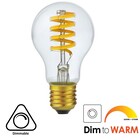 SPL E27 Led Bollamp A60 DTM-Fila-Flex, 6 Watt, 570 Lumen, Dim To Warm (2700K>2200K), Dimbaar, 2 Jaar Garantie