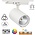 3 Fase LED Rail Spot Koker, TRIAC-Dimbaar,  Wattage switch: 10/20/30w,  CCT-Switch, 950 tot 2850 lumen, CRI>90, Witte Behuizing , 3 Jaar Garantie