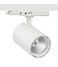 3 Fase LED Rail Spot Koker, TRIAC-Dimbaar,  Wattage switch: 10/20/30w,  CCT-Switch, 950 tot 2850 lumen, CRI>90, Witte Behuizing , 3 Jaar Garantie