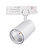 3 Fase LED Rail Spot Koker, TRIAC-Dimbaar,  Wattage switch: 10/20/30w,  CCT-Switch, 950 tot 2850 lumen, CRI>90, Witte Behuizing , 3 Jaar Garantie