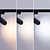 1 Fase Rail Spot 10w, 820 Lumen, CCT-Switch (3000K/4000K/6000K), CRI90, Incl. UGR Filter, Zwartkleurige behuizing, 3 Jaar Garantie