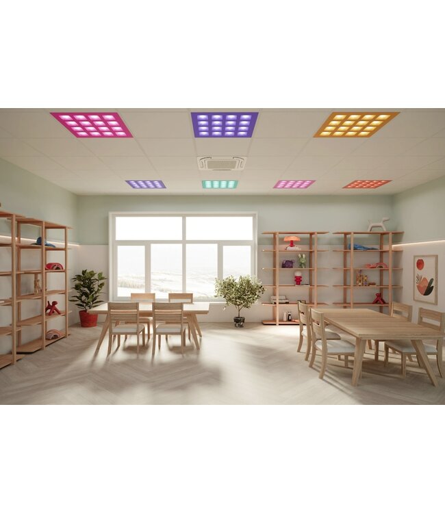 GRILL LED Paneel 60x60cm, Power switch 15-36W, 2250-5040 Lumen (140-150lm/w), UGR<16, 5 Jaar Garantie