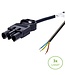 Aansluitsnoer met GST18 Male Connector - 3x1.50mm2 - tot 3 Meter leverbaar