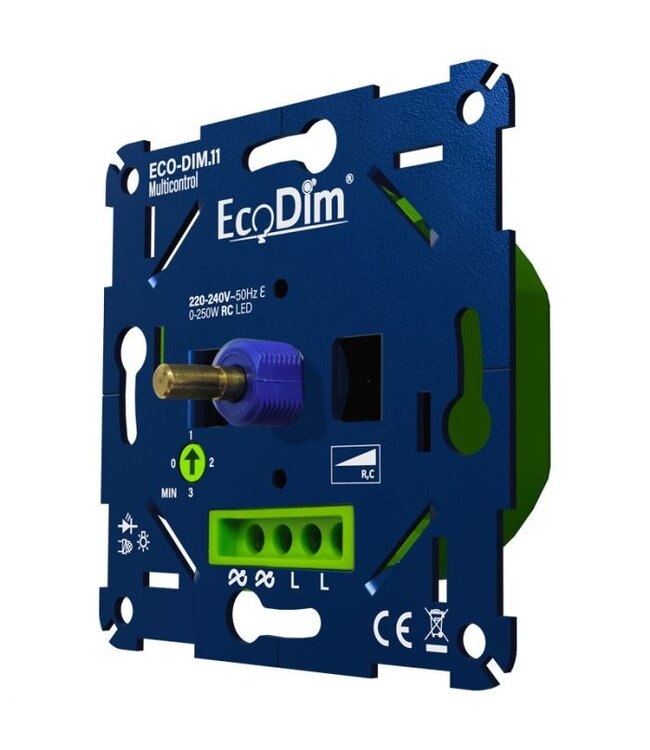 ECO-DIM.11 | LED Dimmer 0-250w | Geschikt voor Wisselschakeling en Kruisschakeling met meerdere dimmers