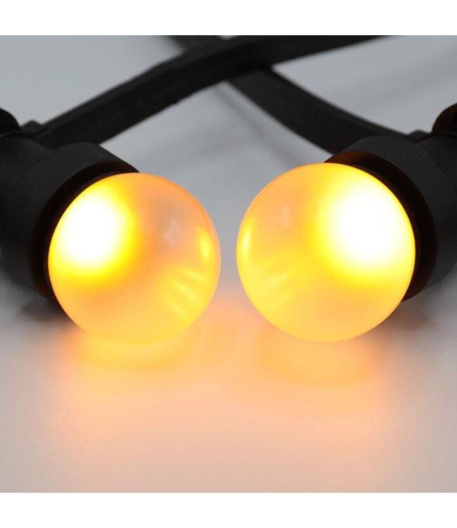 E27 1w Bol Lamp, 30/50 Lumen, Matte Kap