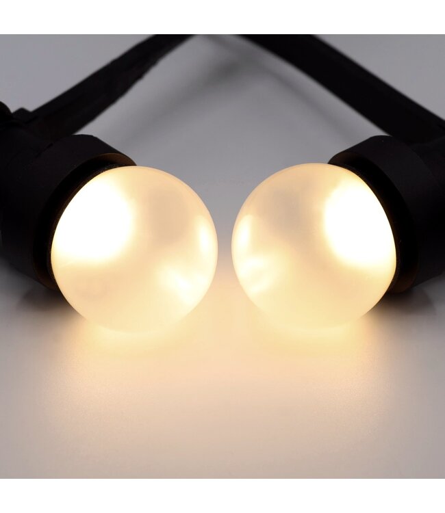 E27 1w Bol Lamp, 30/50 Lumen, Matte Kap