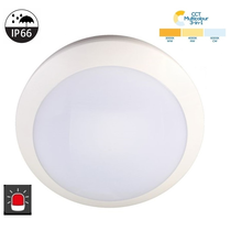 Led Plafonnière 14w, 1400 Lumen, CCT-Switch (3000K/4000K/6000K), Met noodaccu, IP66, IK10, 3 Jaar Garantie