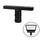 Schijnwerperbeugel voor Lichtmast / Lantaarnpaal - ZWART