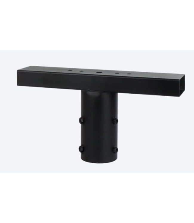 Schijnwerperbeugel voor Lichtmast / Lantaarnpaal - ZWART