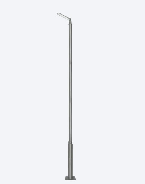 4 Meter Lichtmast / Lantaarnpaal - GRIJS - Max. tot 5 Meter verlengen, foto 2 van 6