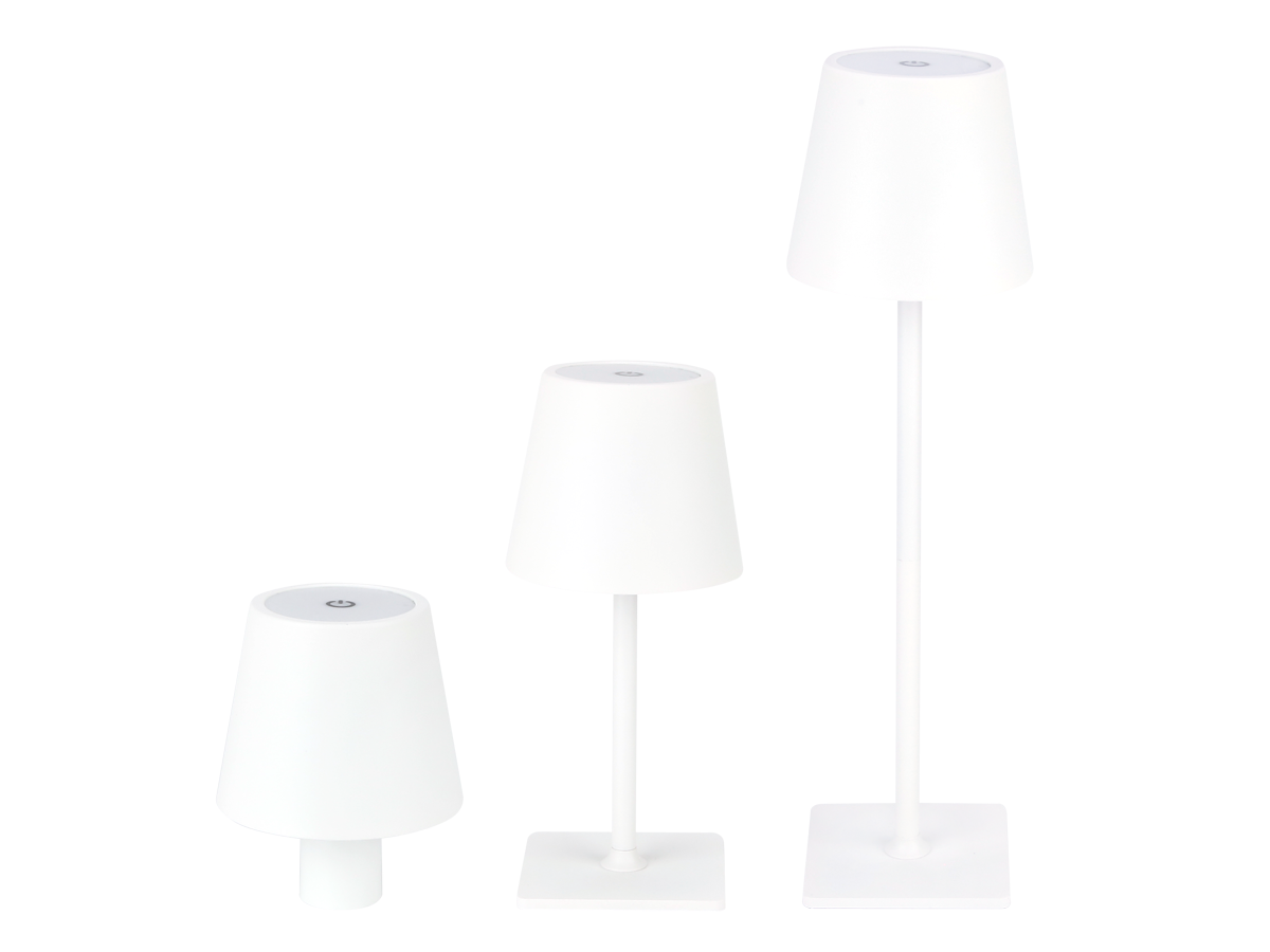 Oplaadbare LED Tafellamp Wit 4 IN 1, 3,5w, 400 Lumen, 2x 2000Mah Li-Ion batterij, CCT Switch 3000K/4000K/5000K, IP54, 2 Jaar Garantie, foto 5 van 6