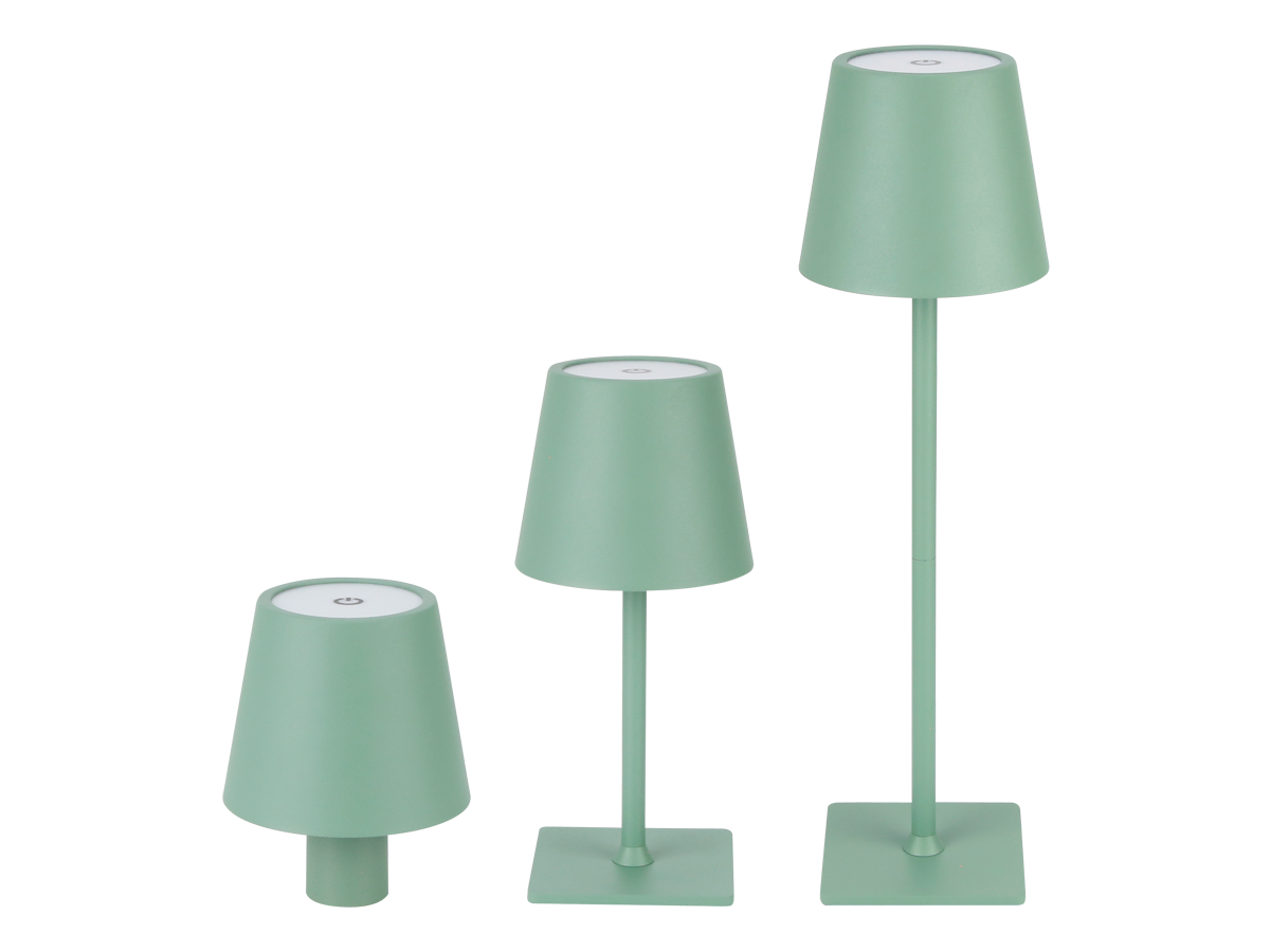 Oplaadbare LED Tafellamp Groen 4 IN 1, 3,5w, 400 Lumen, 2x 2000Mah Li-Ion batterij, CCT Switch 3000K/4000K/5000K, IP54, 2 Jaar Garantie, foto 6 van 6
