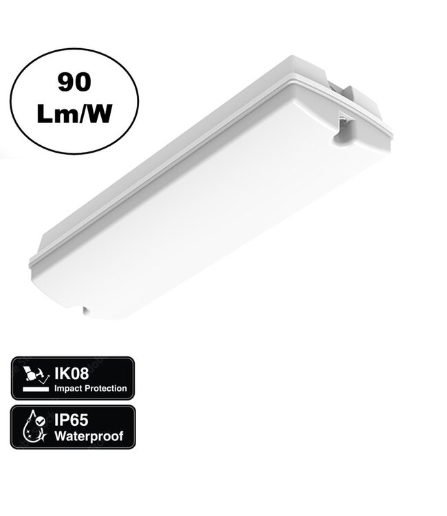 Galerij / Portiek LED verlichting 3w, 280 Lumen, IP65, 2 Jaar Garantie