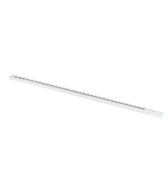 1 Fase Rail 2 wire - Wit - Incl. Voeding en Eindkap - Tot 3 Meter leverbaar