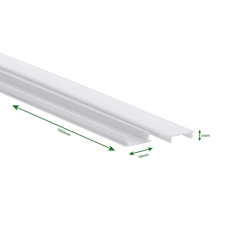 1 Fase Rail afdekstrook Wit - 100 x 1,9 cm, foto 2 van 3