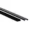 3 Fase Rail afdekstrook Zwart - 100 x 1,8cm
