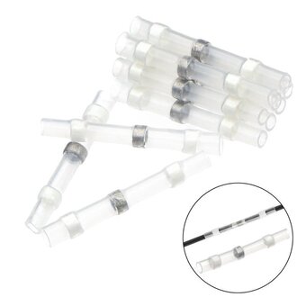 Soldeerhuls kabeldikte 0.25-0.34mm² | Wit | Per 50 Stuks