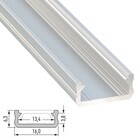 Aluminium Led Strip Profiel SLIM-Norman | ALU |  16x6,3mm | Tot 2 Meter leverbaar