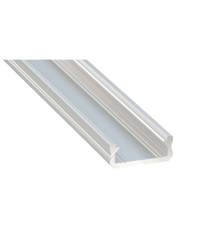 Aluminium Led Strip Profiel SLIM-Norman | ALU |  16x6,3mm | Tot 2 Meter leverbaar