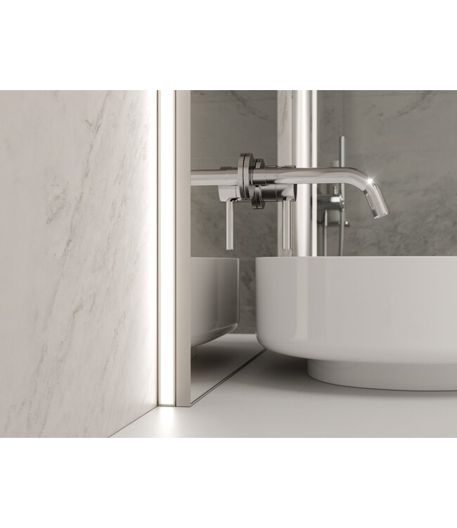 Aluminium Led Strip Profiel SLIM-Norman | ALU |  16x6,3mm | Tot 2 Meter leverbaar