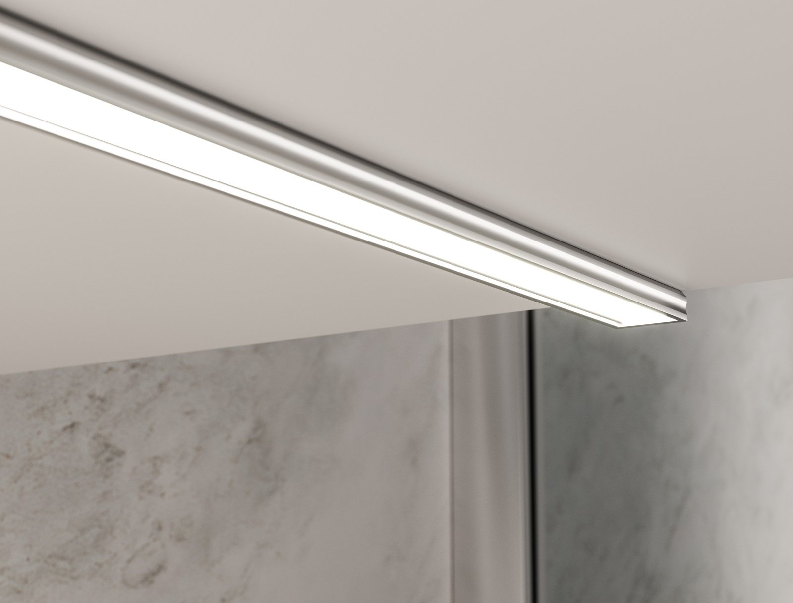 Aluminium Led Strip Profiel SLIM-Norman | ALU | 16x6,3mm | Tot 2 Meter leverbaar, foto 6 van 6