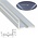 Aluminium Led Strip Profiel L-Hoek | ALU |  19,4x12,1mm | Tot 2 Meter leverbaar | Speciaal voor verlaagd plafond