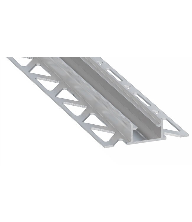 Tegel Aluminium Led Strip Profiel TERRA | Tot 15mm LED Strips | ALU | 18x12mm | Tot 2 Meter leverbaar