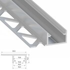 Tegel-Hoek Aluminium Led Strip Profiel TERRA | Tot 15mm LED Strips | ALU | 18x12mm | Tot 2 Meter leverbaar