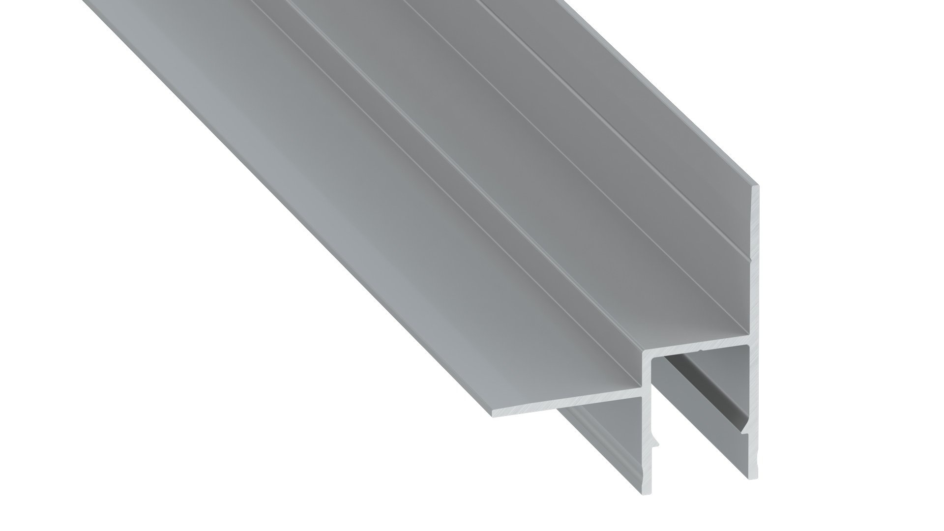 Aluminium Led Strip Profiel STUC-Norman | Geschikt voor Verlaagd Plafond | ALU | 15,6x19,6mm | Tot 2 Meter leverbaar, foto 3 van 6
